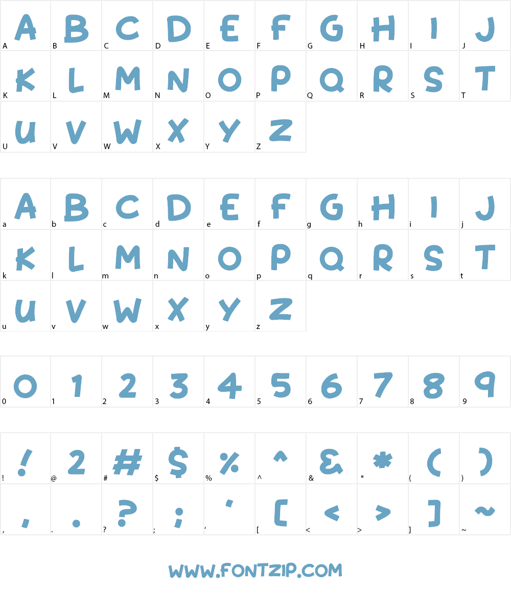 Kissy Hugs Font Character
